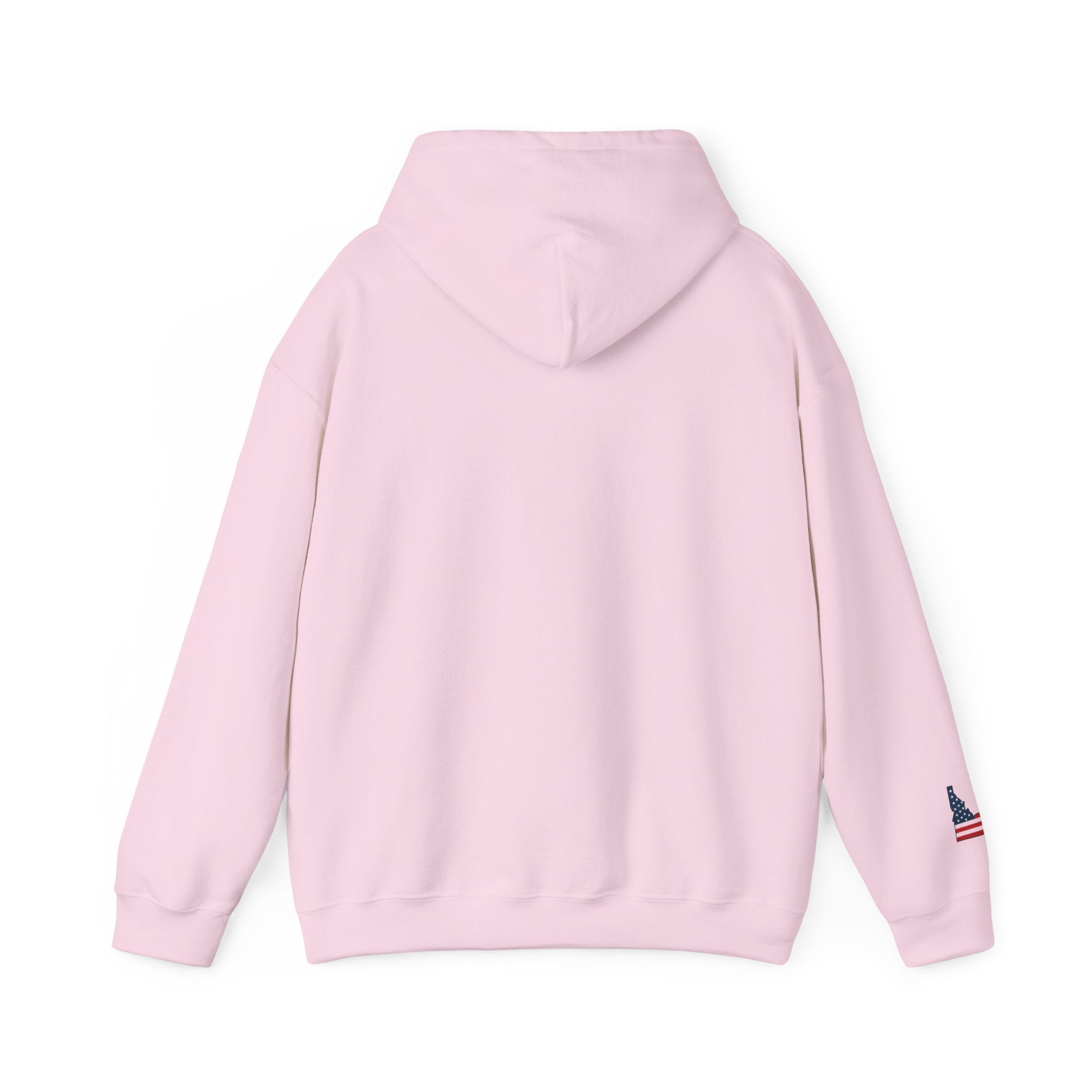 Idaho American Beauty Hoodie with Sleeve Logo