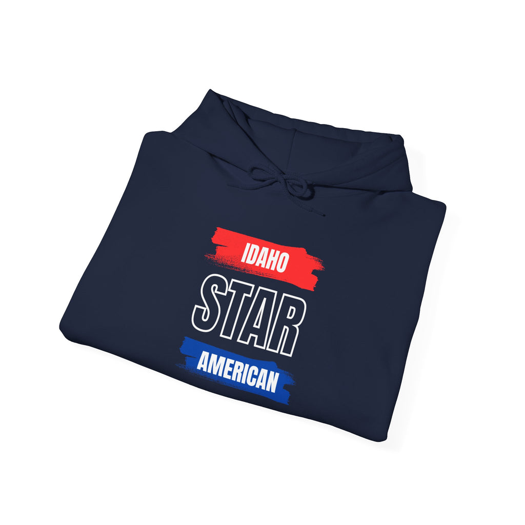 Idaho American 'Star' Hoodie with Sleeve Logo