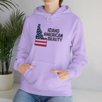 Idaho American Beauty Hoodie with Sleeve Logo