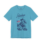 Idaho American Beauty Cowgirl Western T-Shirt
