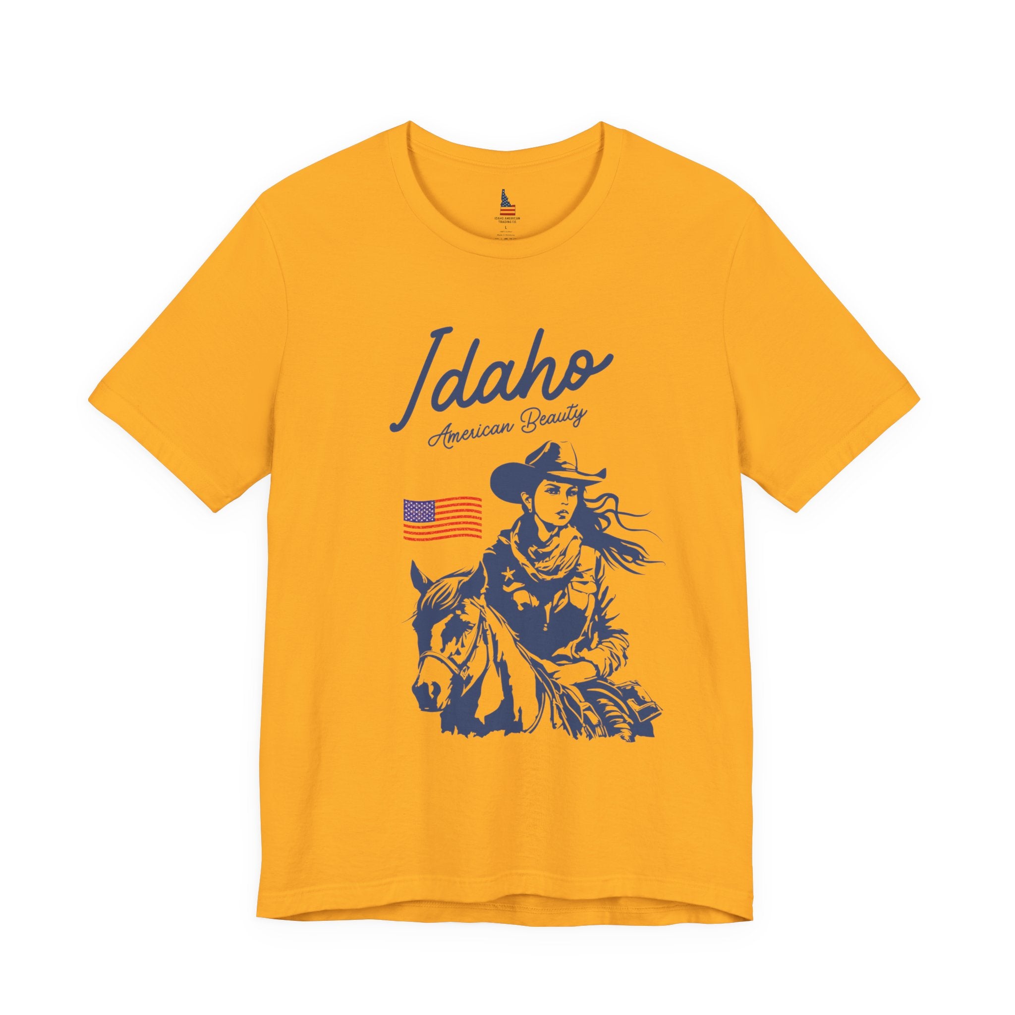 Idaho American Beauty Cowgirl Western T-Shirt