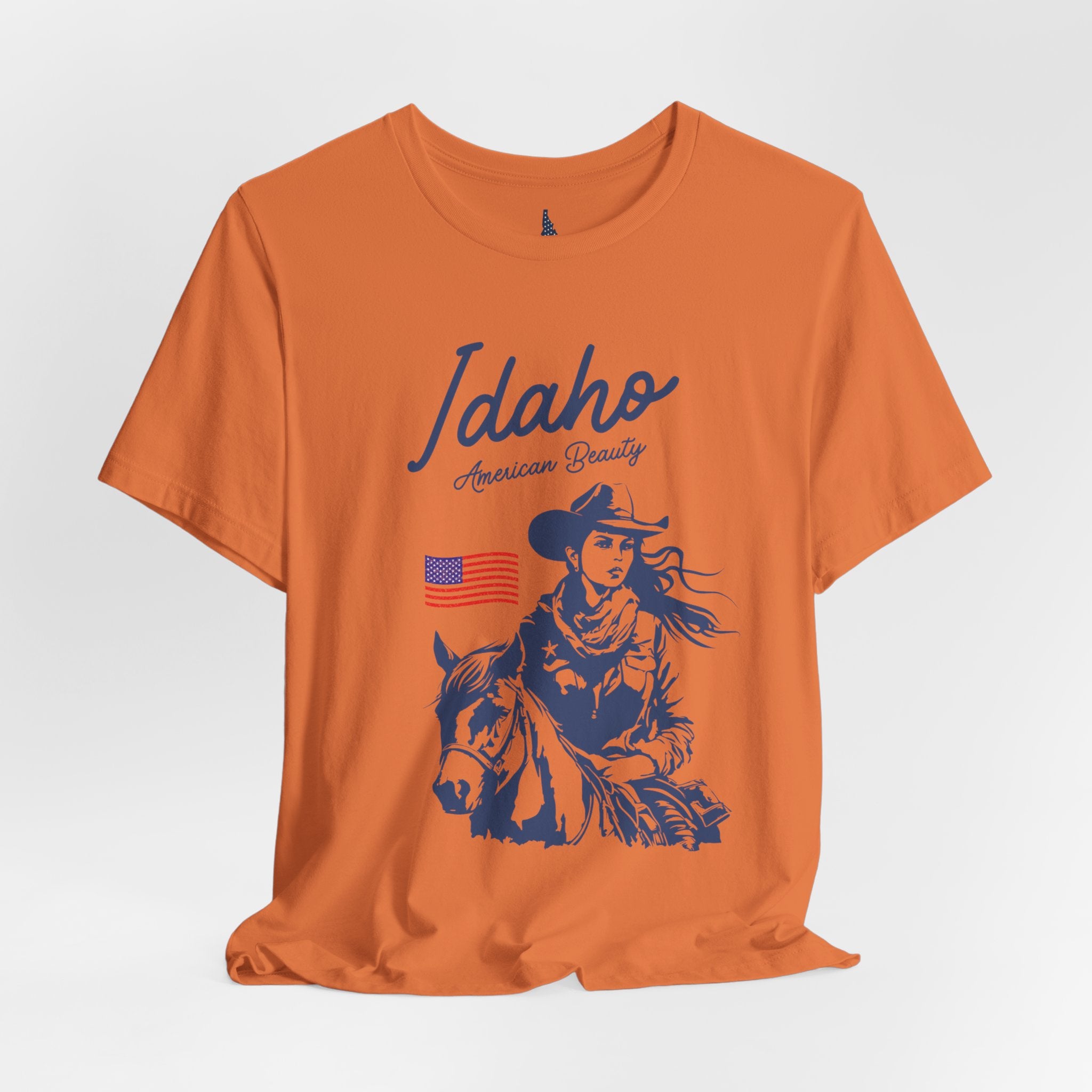 Idaho American Beauty Cowgirl Western T-Shirt