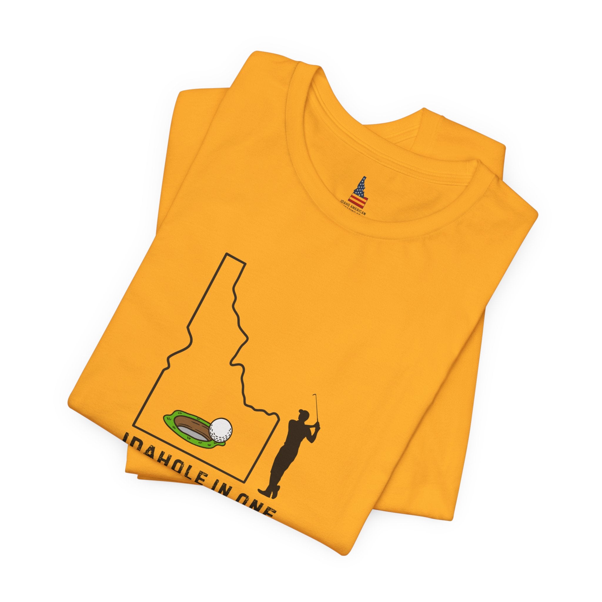 Idahole In One Men's Golf T-Shirt