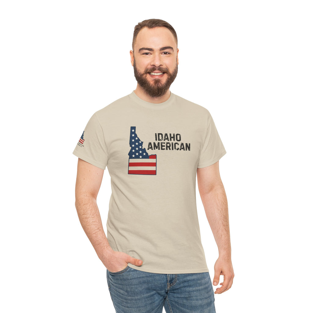 Idaho American T-Shirt with Sleeve Logo