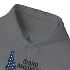 Idaho American Beauty Hoodie with Sleeve Logo