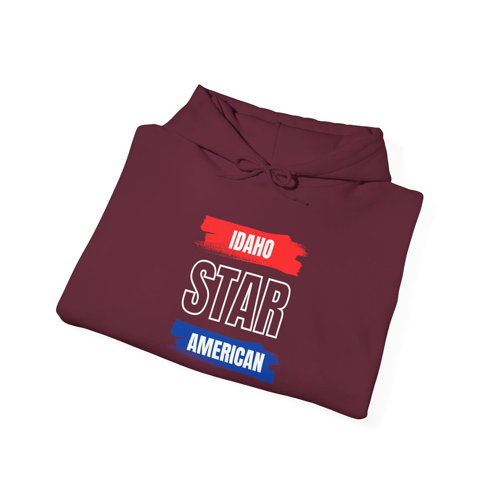 Idaho American 'Star' Hoodie with Sleeve Logo