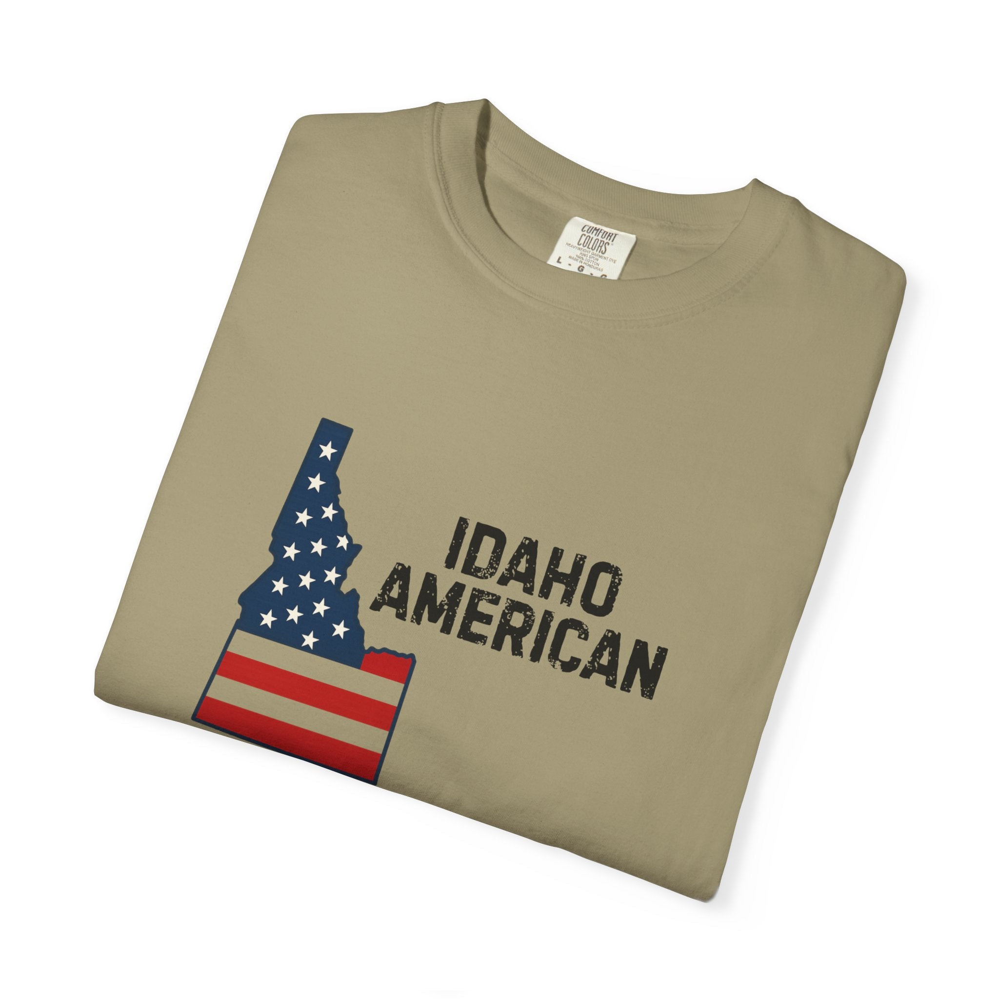 Idaho American T-Shirt with Logo on Back