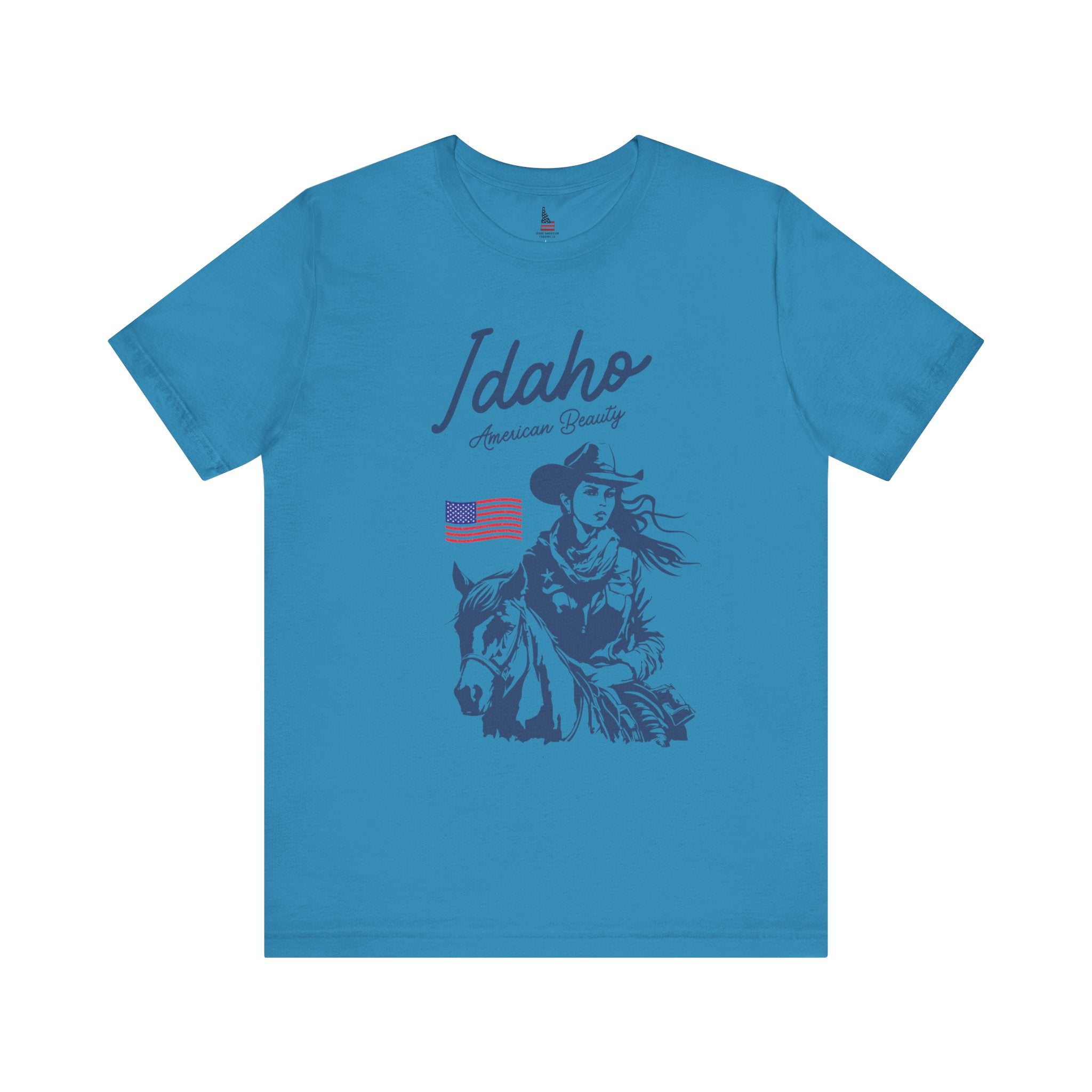 Idaho American Beauty Cowgirl Western T-Shirt