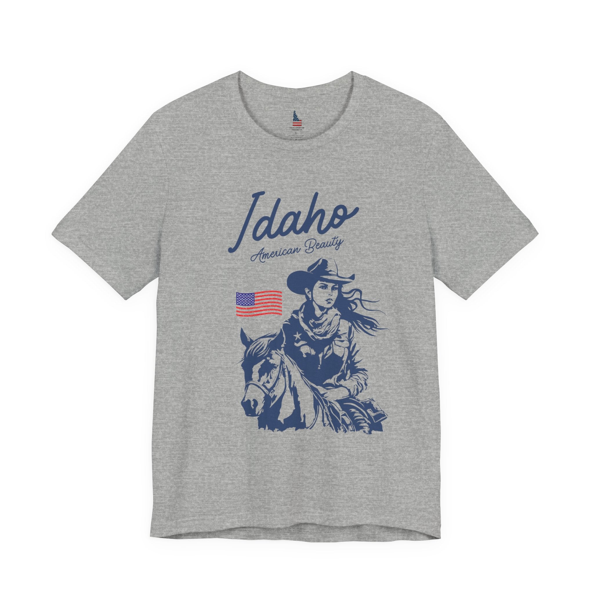 Idaho American Beauty Cowgirl Western T-Shirt