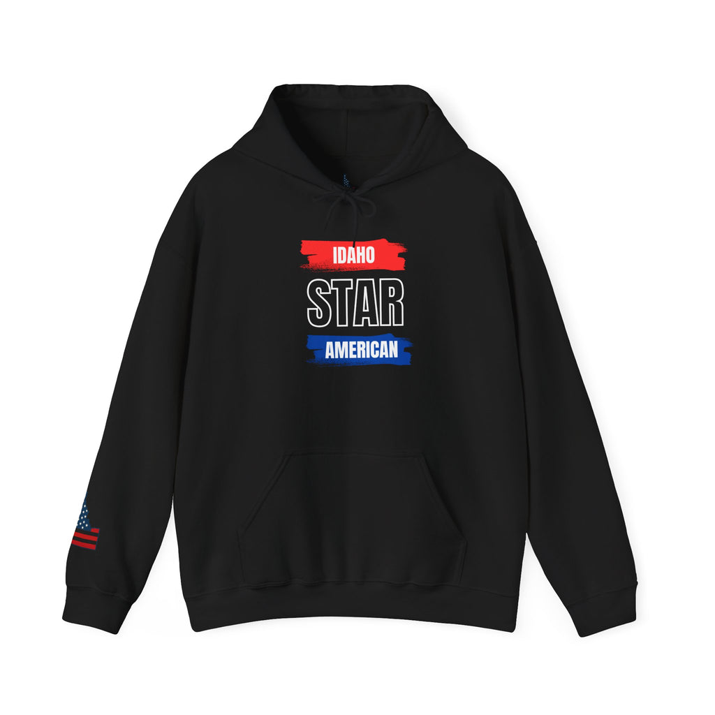 Idaho American 'Star' Hoodie with Sleeve Logo