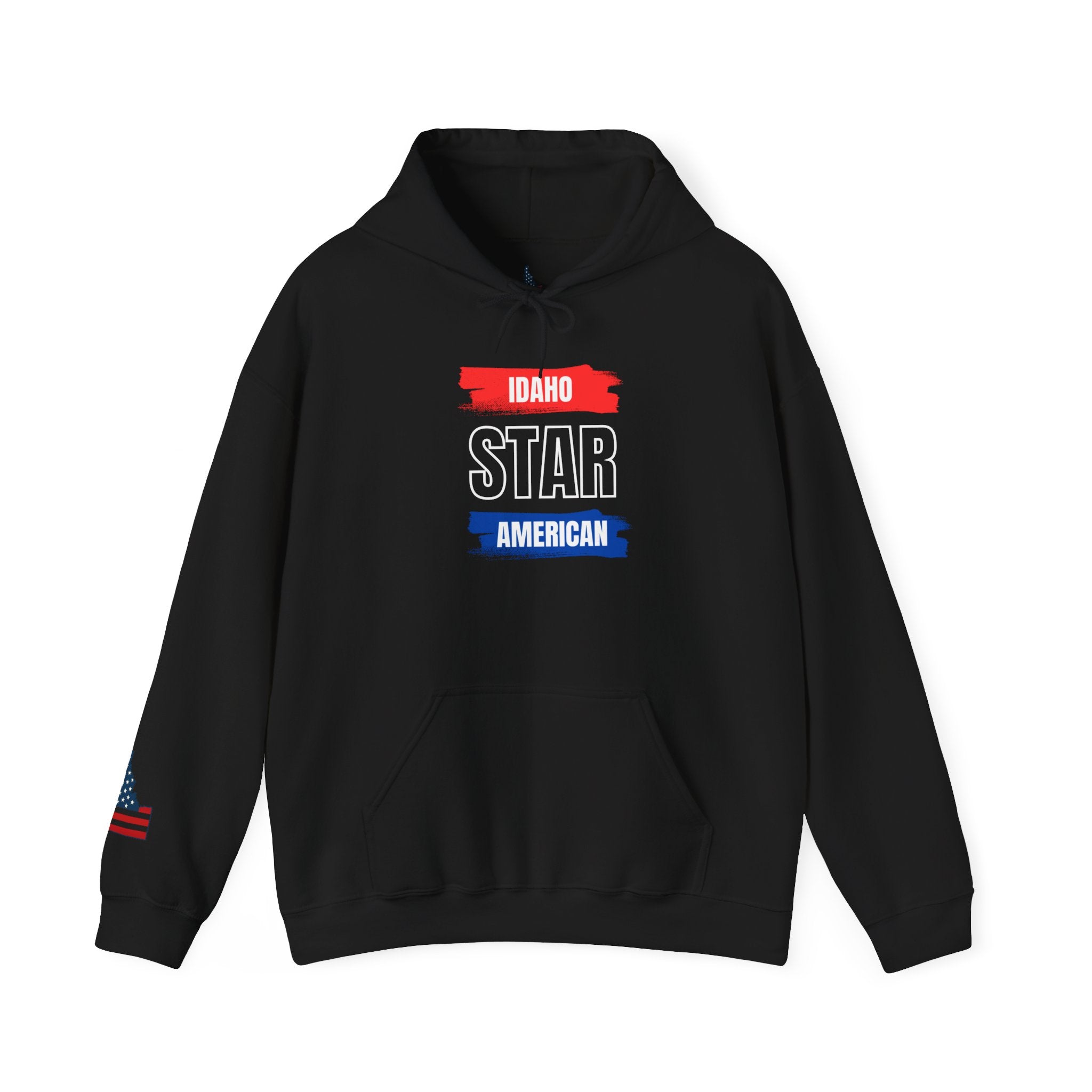Idaho American 'Star' Hoodie with Sleeve Logo