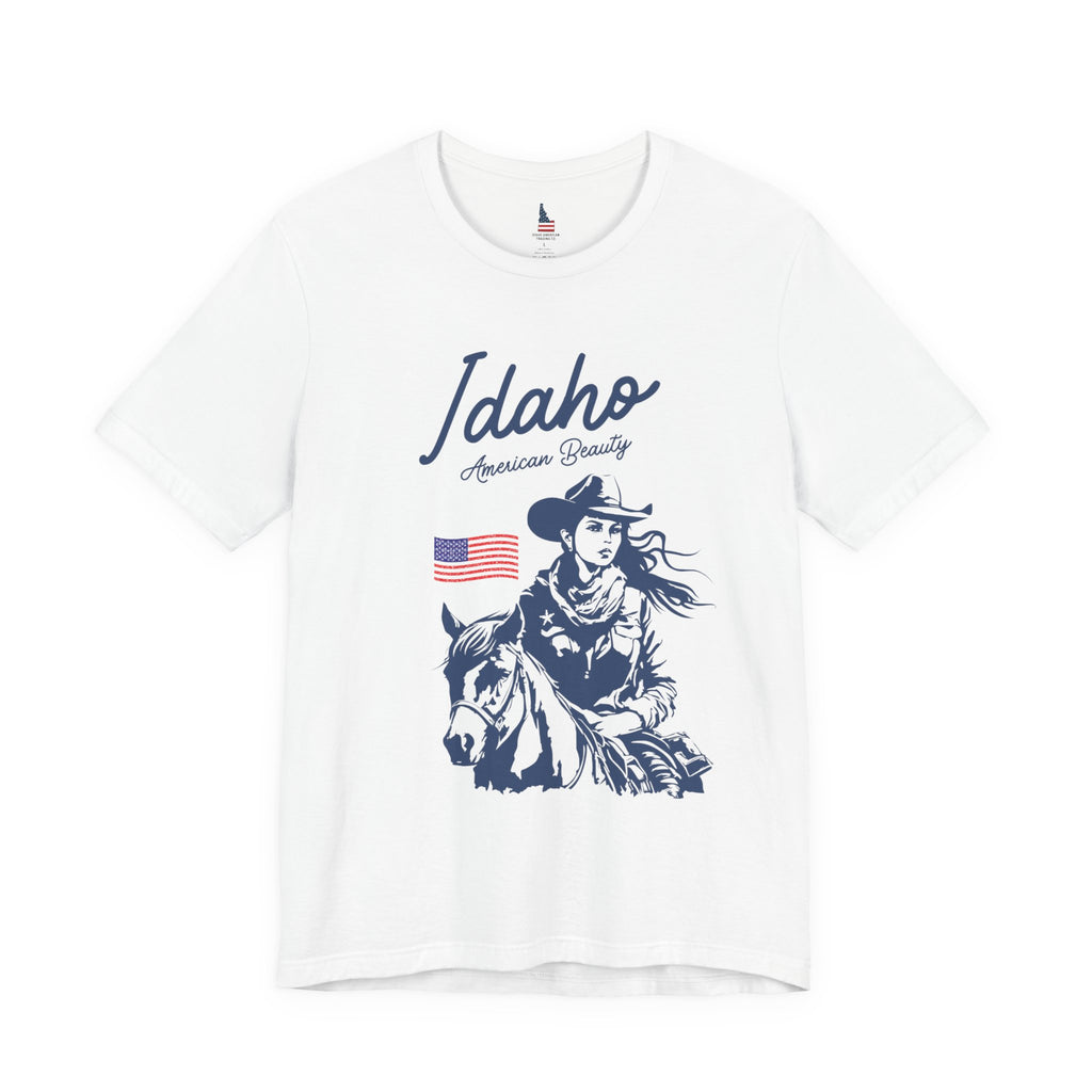 Idaho American Beauty Cowgirl Western T-Shirt