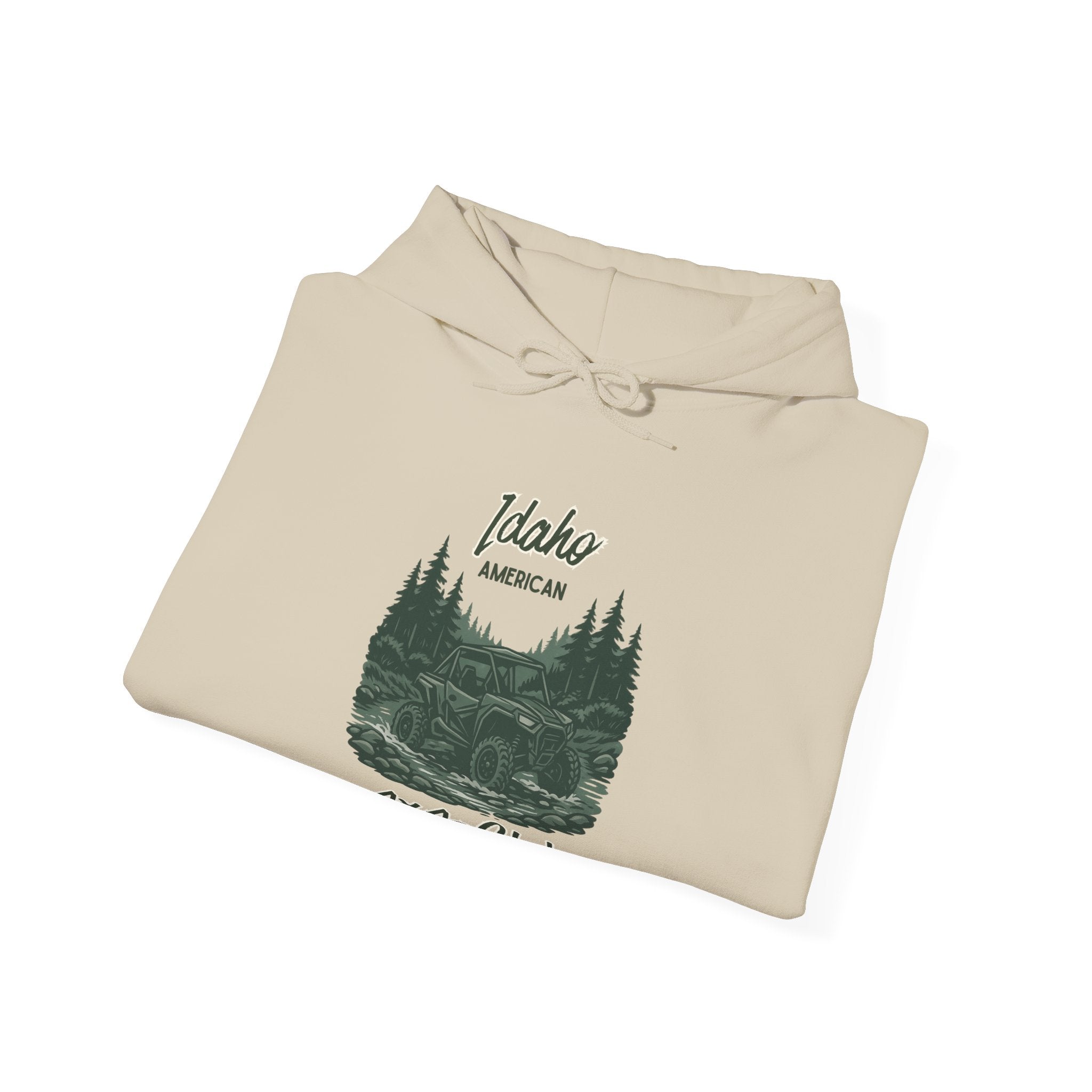 Idaho American 4x4 Club Hoodie with Sleeve Logo