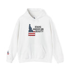 Idaho American Beauty Hoodie with Sleeve Logo
