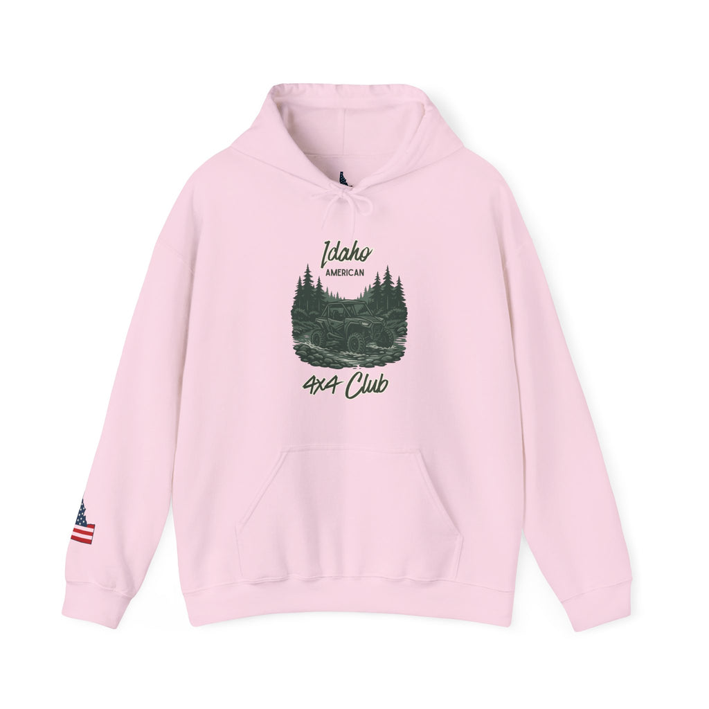 Idaho American 4x4 Club Hoodie with Sleeve Logo