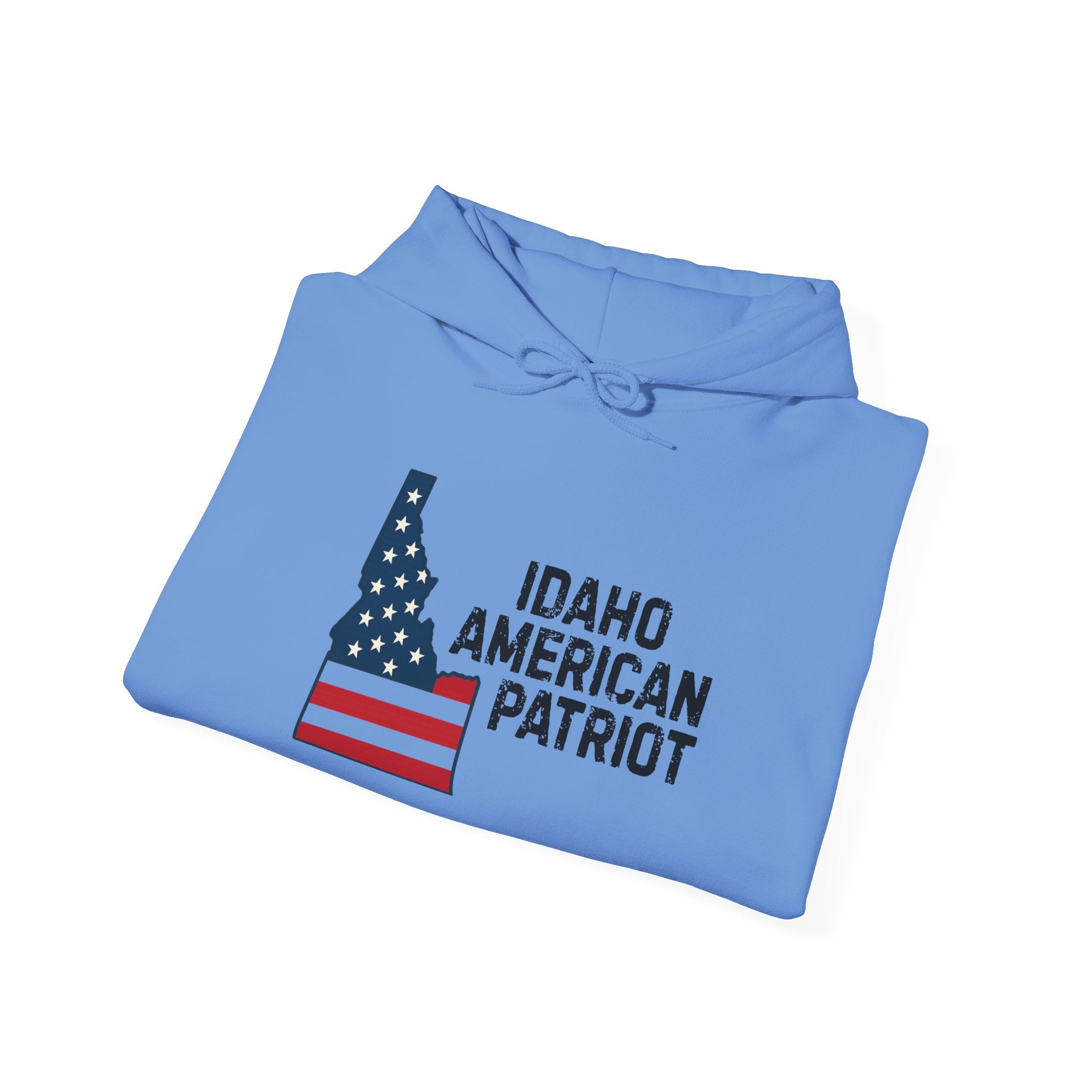 'Idaho American Patriot' Hoodie with Sleeve Logo