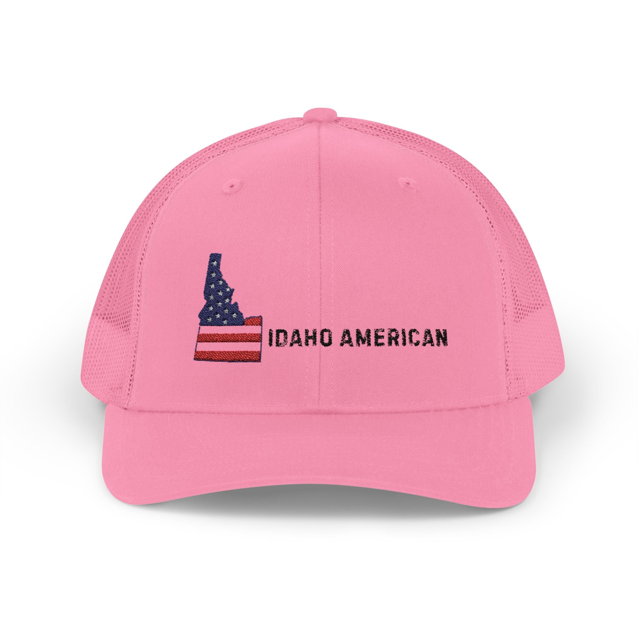 'Idaho American' Embroidered Snapback Trucker Cap