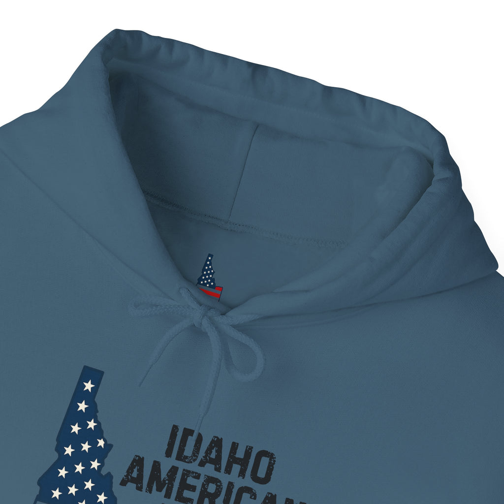 Idaho American Beauty Hoodie with Sleeve Logo