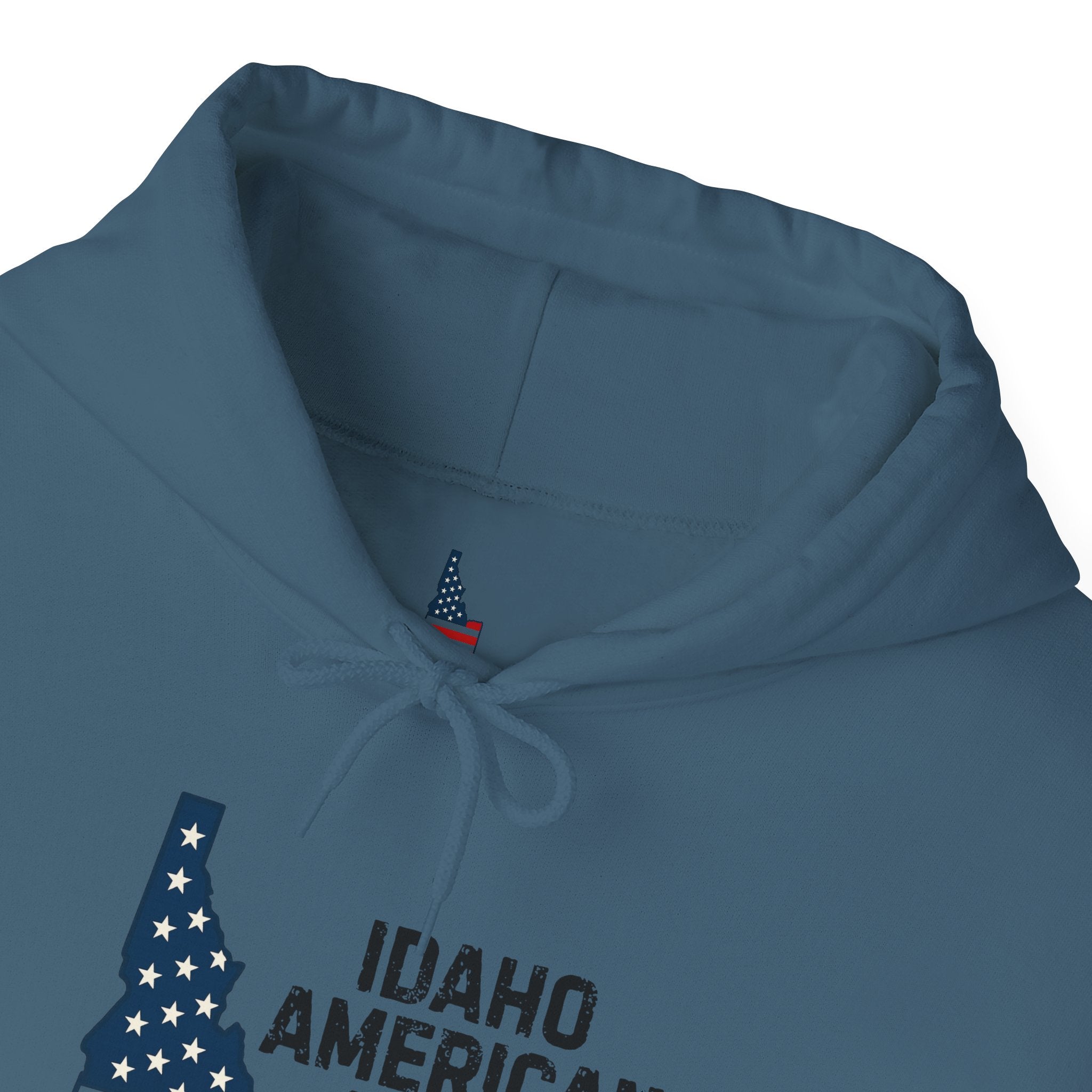Idaho American Beauty Hoodie with Sleeve Logo