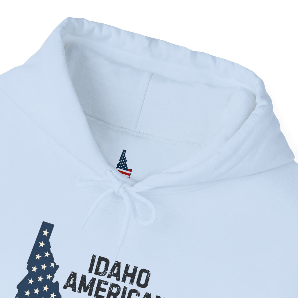 Idaho American Dad Hoodie with Sleeve Logo