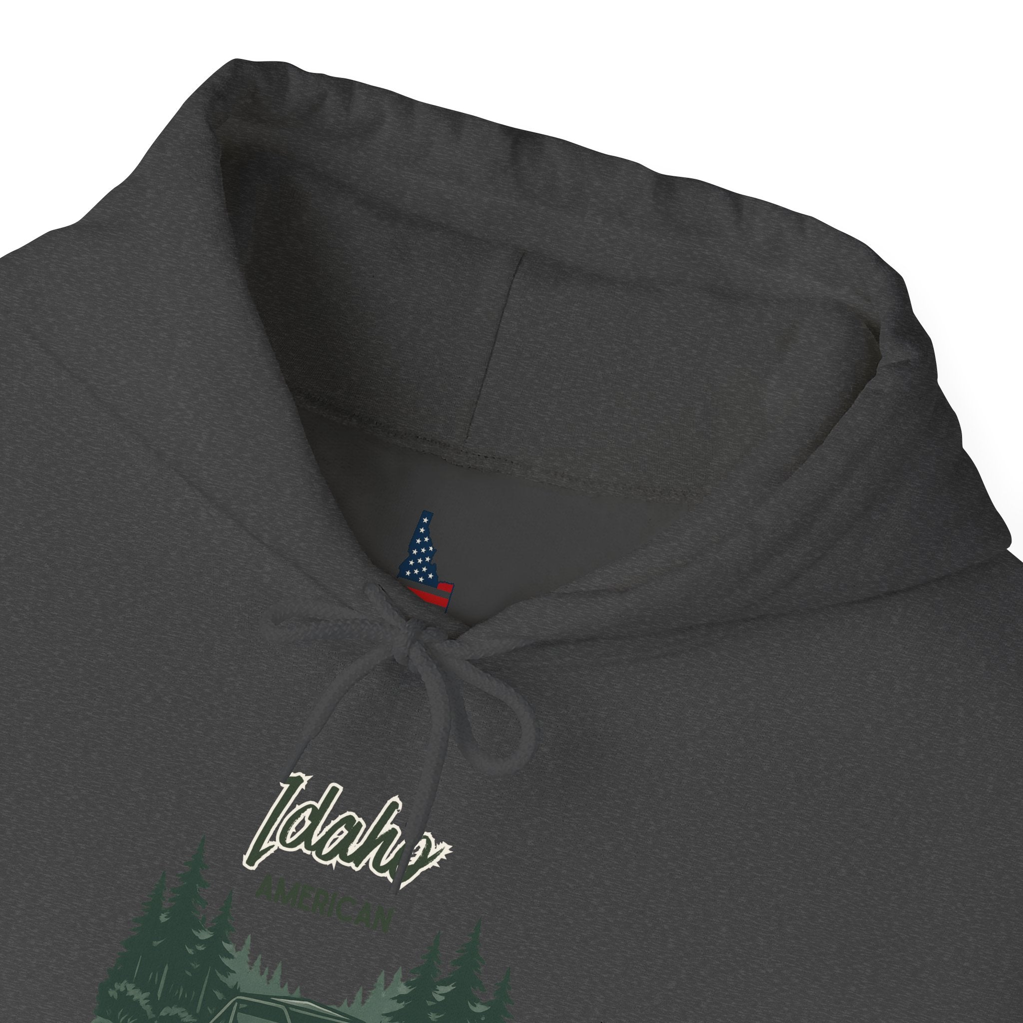 Idaho American 4x4 Club Hoodie with Sleeve Logo