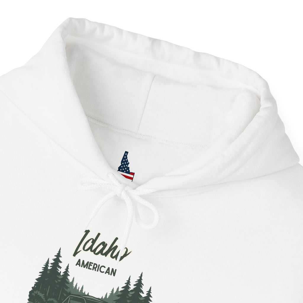 Idaho American 4x4 Club Hoodie with Sleeve Logo