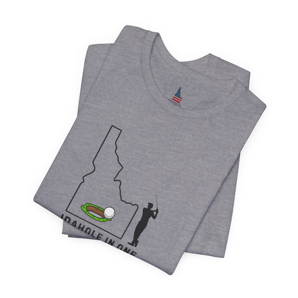 Idahole In One Men's Golf T-Shirt
