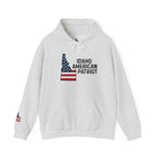'Idaho American Patriot' Hoodie with Sleeve Logo