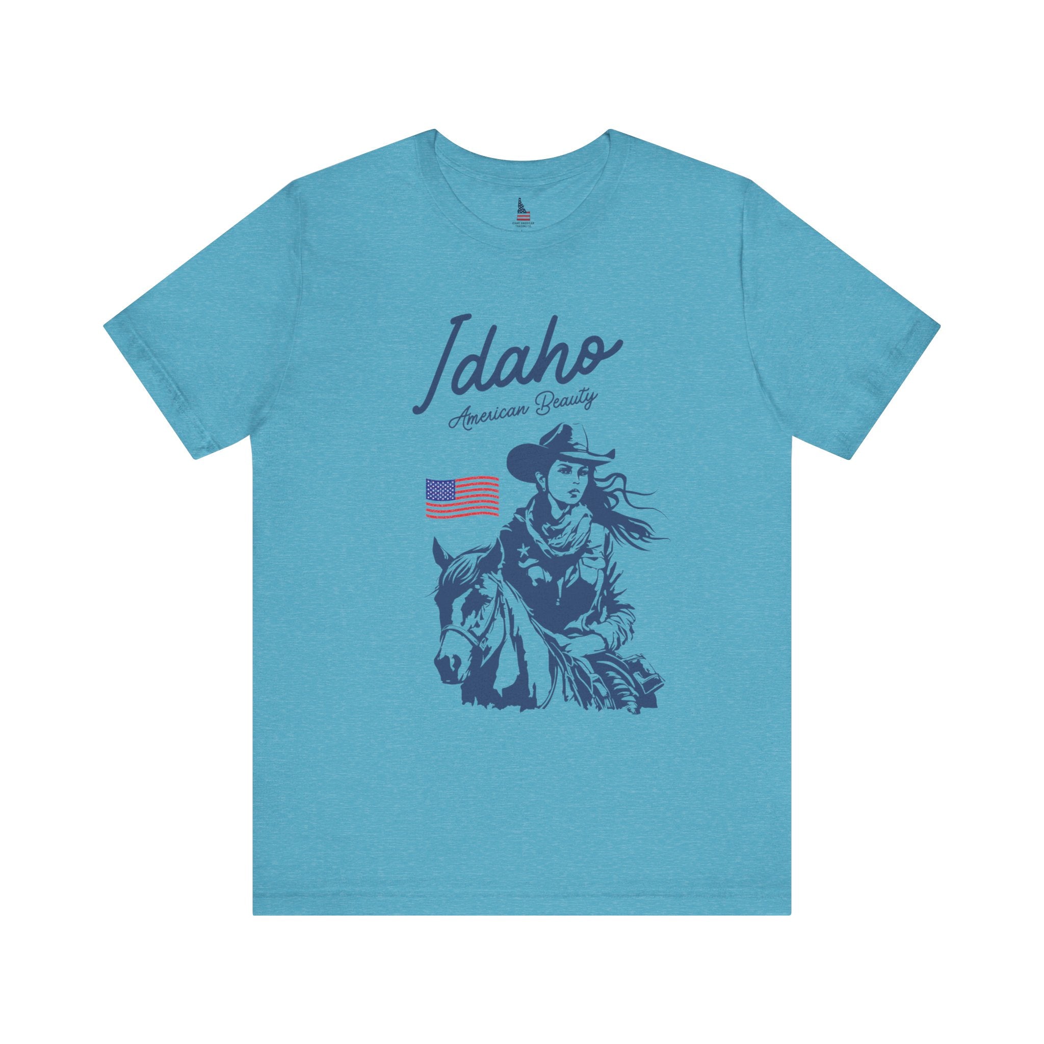 Idaho American Beauty Cowgirl Western T-Shirt