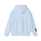 Idaho American Dad Hoodie with Sleeve Logo