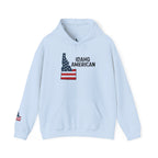 'Idaho American' Hoodie with Sleeve Logo