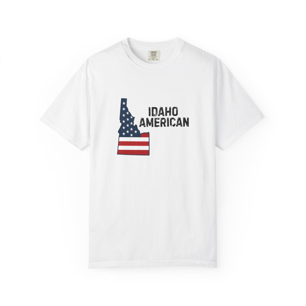 Idaho American T-Shirt with Logo on Back