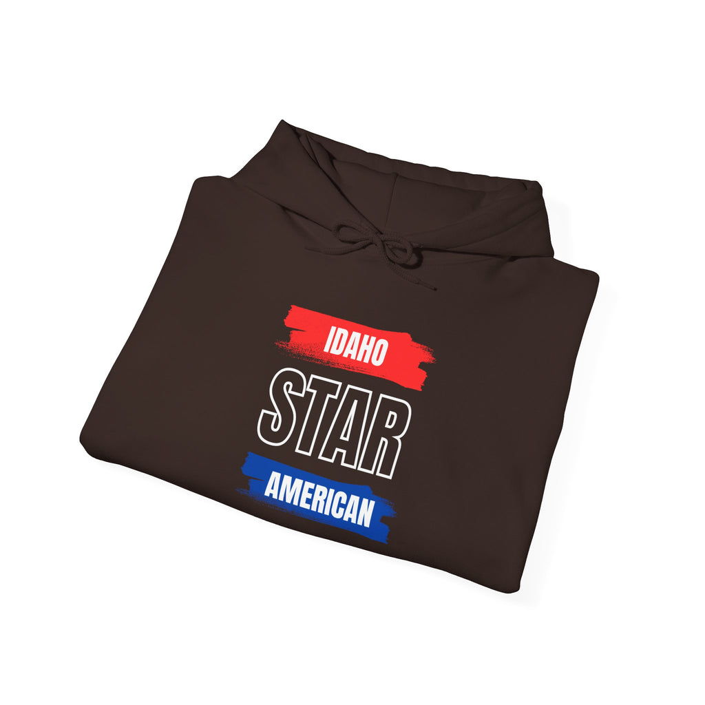 Idaho American 'Star' Hoodie with Sleeve Logo