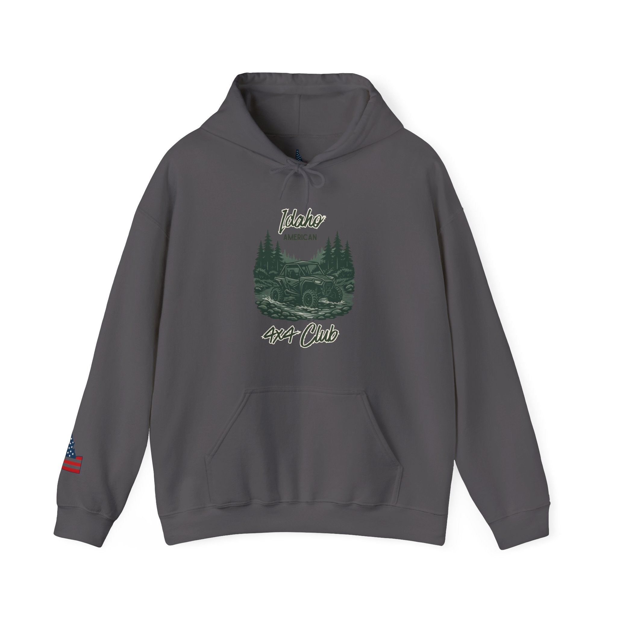 Idaho American 4x4 Club Hoodie with Sleeve Logo
