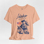 Idaho American Beauty Cowgirl Western T-Shirt