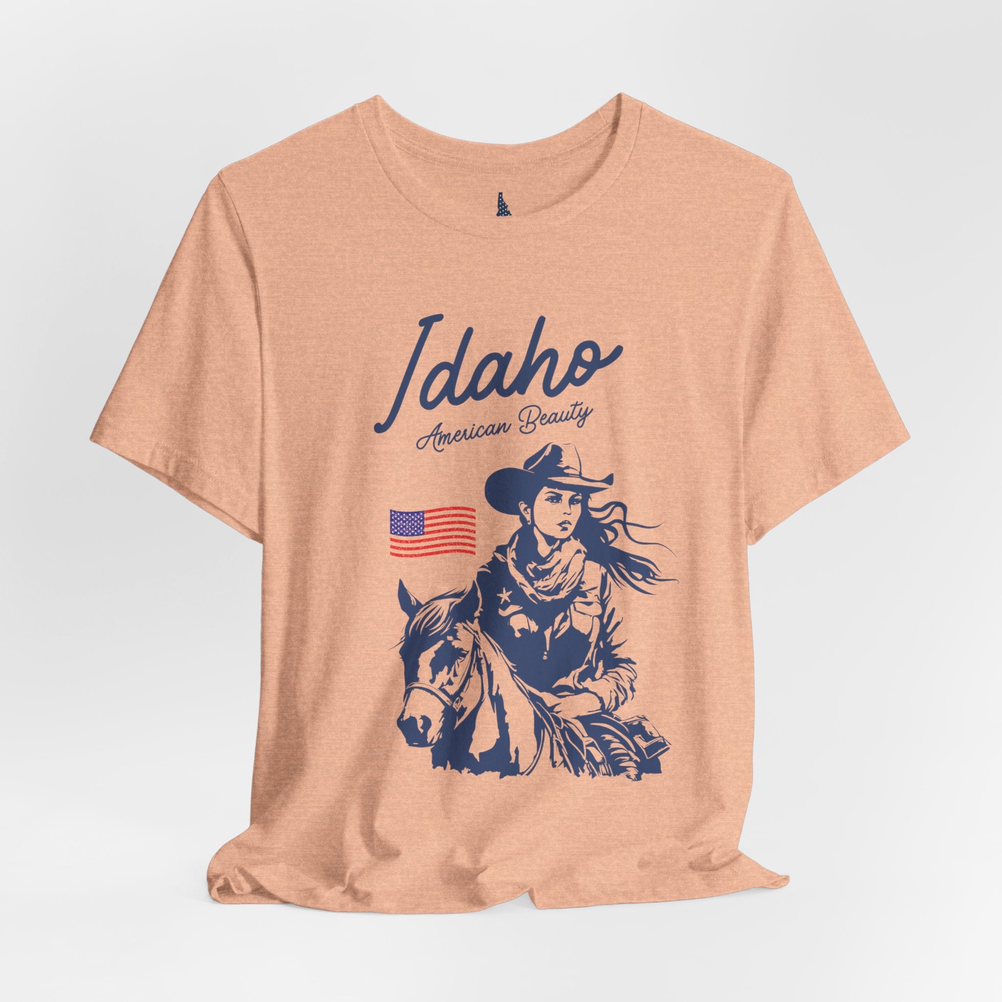 Idaho American Beauty Cowgirl Western T-Shirt