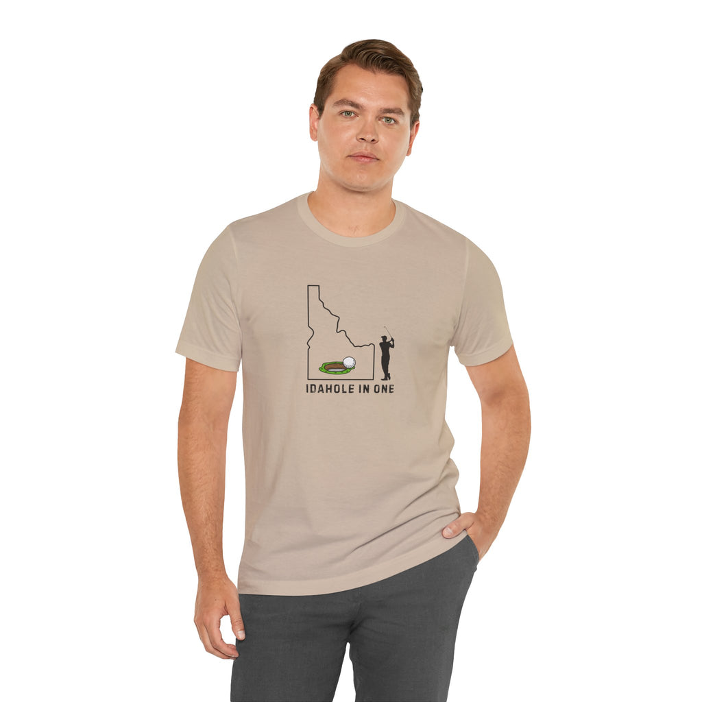 Idahole In One Men's Golf T-Shirt