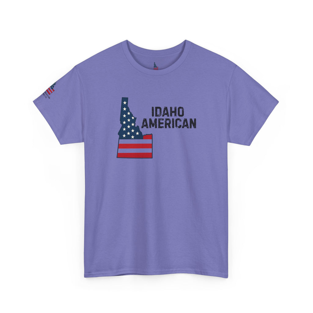 Idaho American T-Shirt with Sleeve Logo