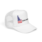 Idaho American Embroidered Trucker Hat