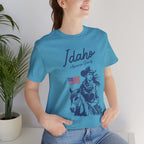 Idaho American Beauty Cowgirl Western T-Shirt