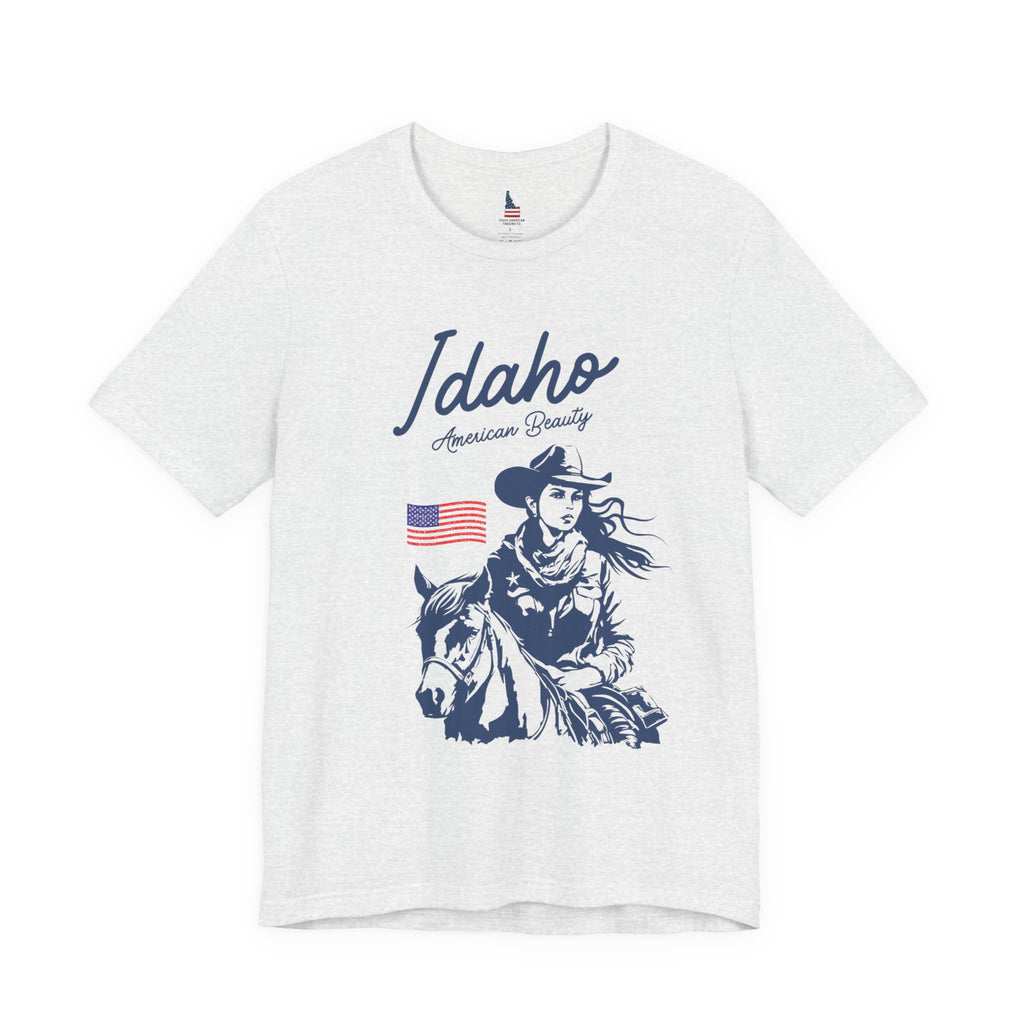 Idaho American Beauty Cowgirl Western T-Shirt
