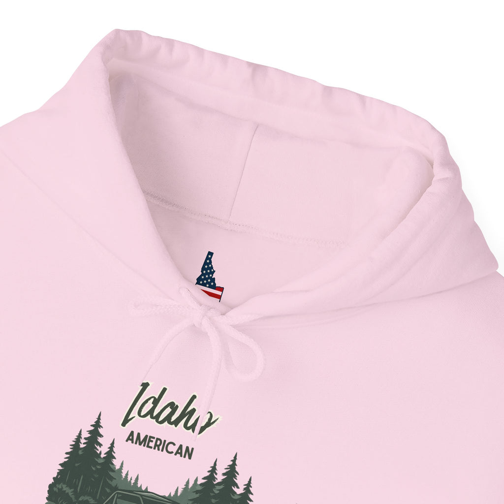 Idaho American 4x4 Club Hoodie with Sleeve Logo
