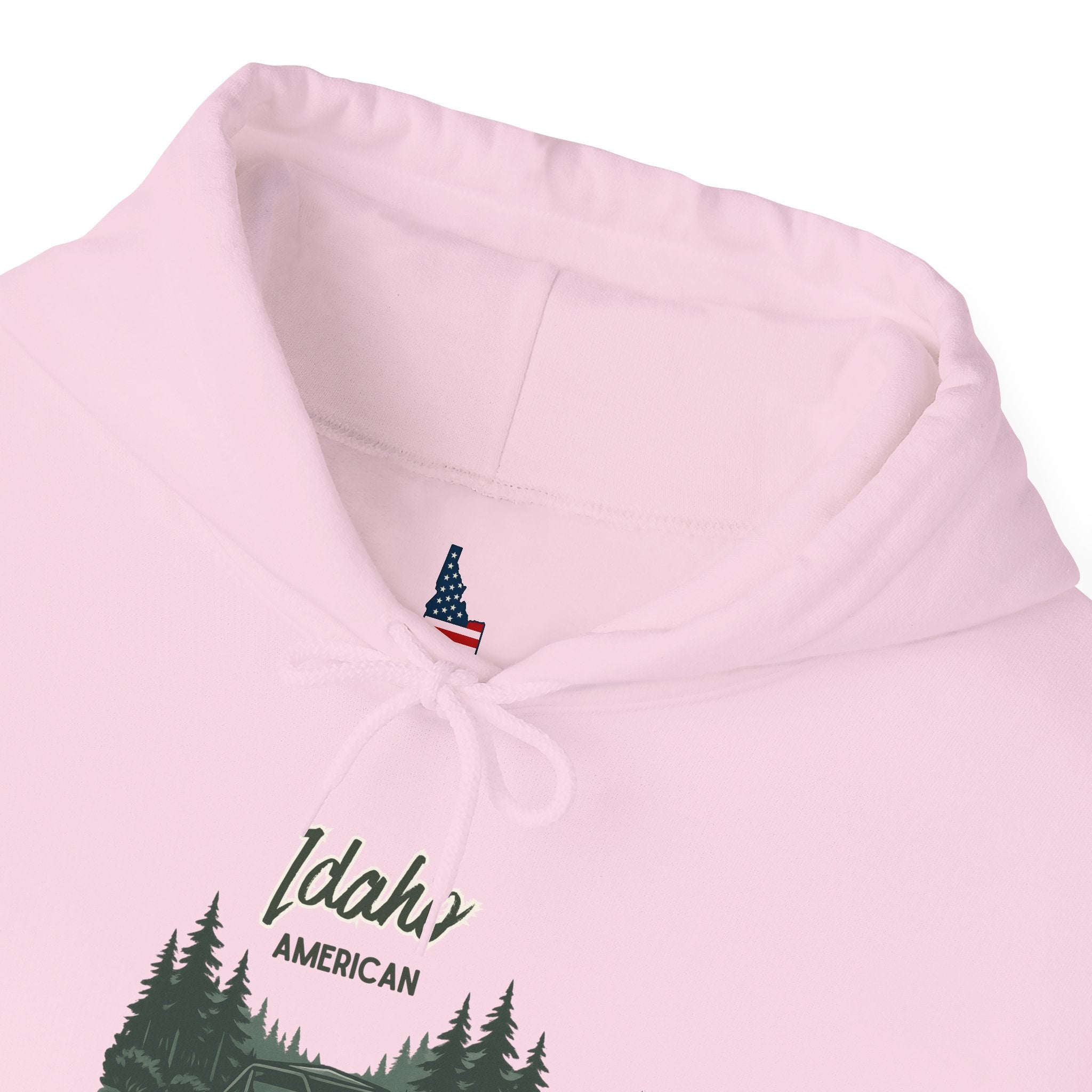 Idaho American 4x4 Club Hoodie with Sleeve Logo