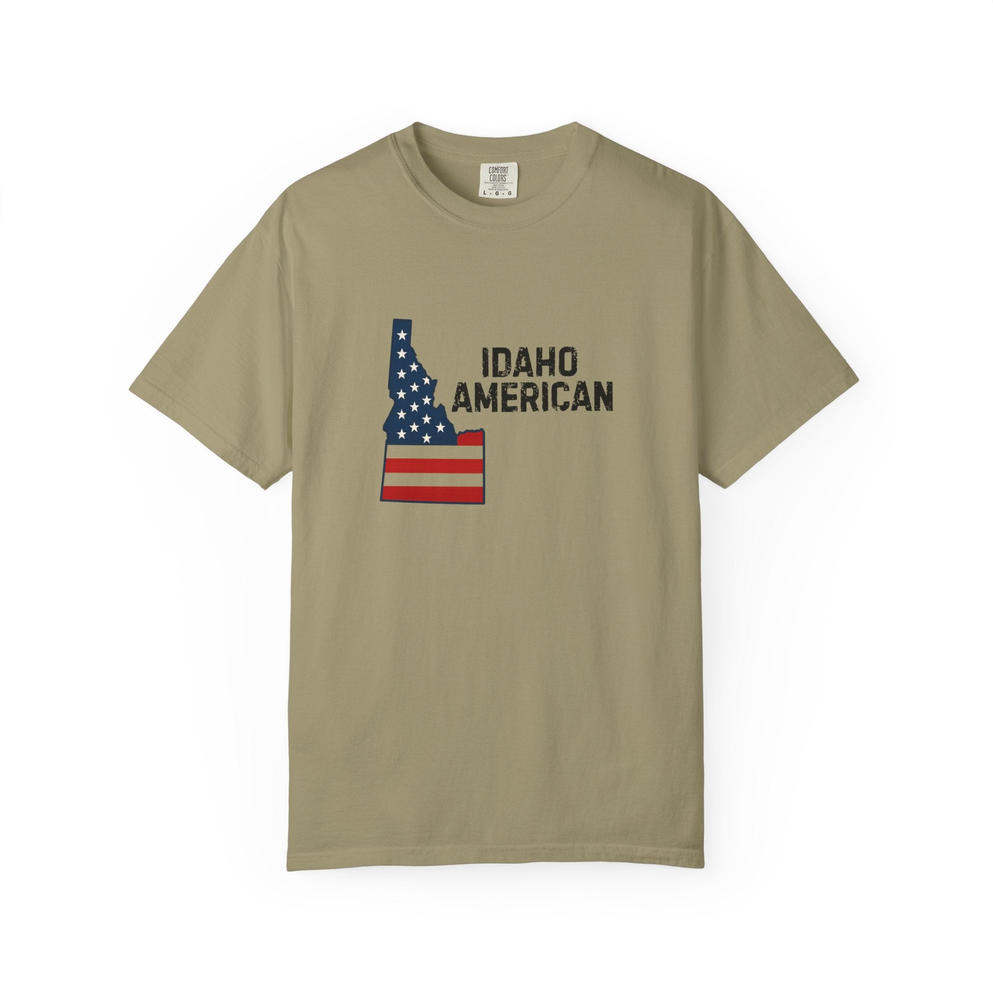 Idaho American T-Shirt with Logo on Back