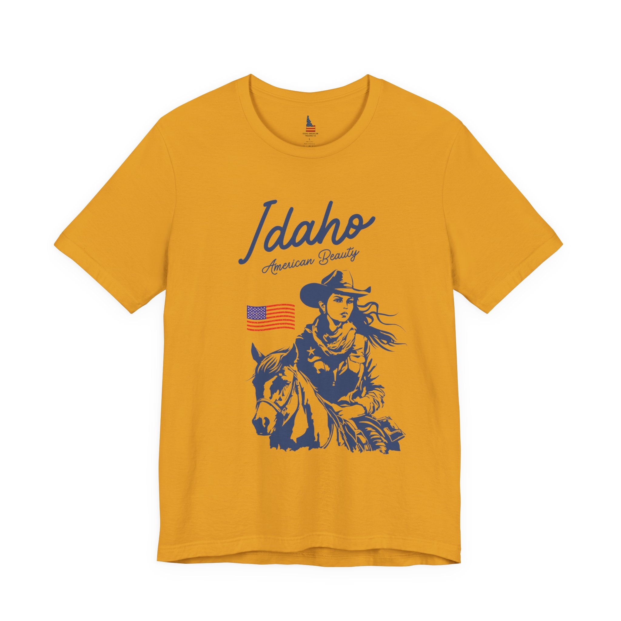 Idaho American Beauty Cowgirl Western T-Shirt