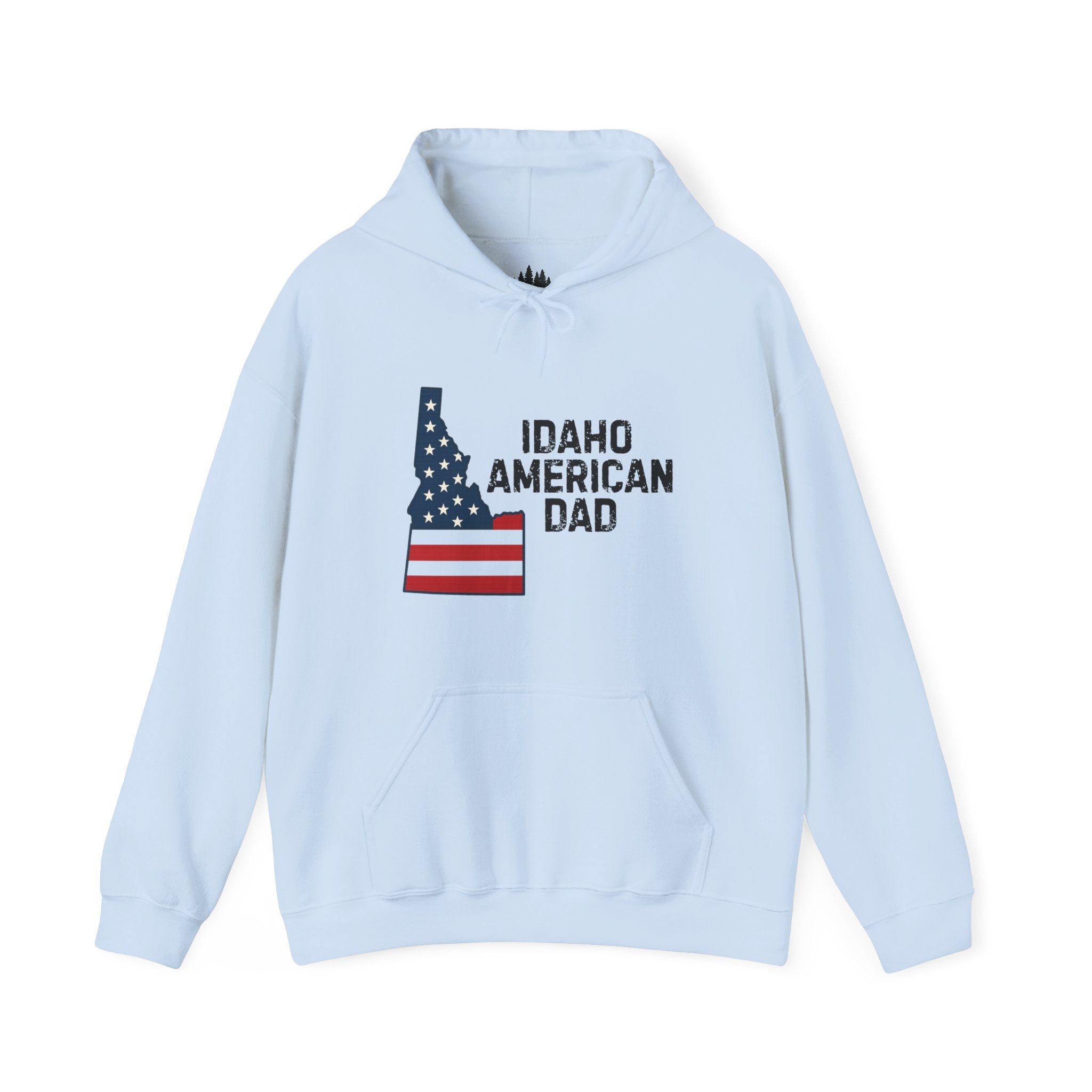 Idaho American Dad Hoodie No Sleeve Logo