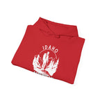 'Idaho American Patriot State of Mind' Hoodie with Sleeve Logo