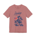 Idaho American Beauty Cowgirl Western T-Shirt