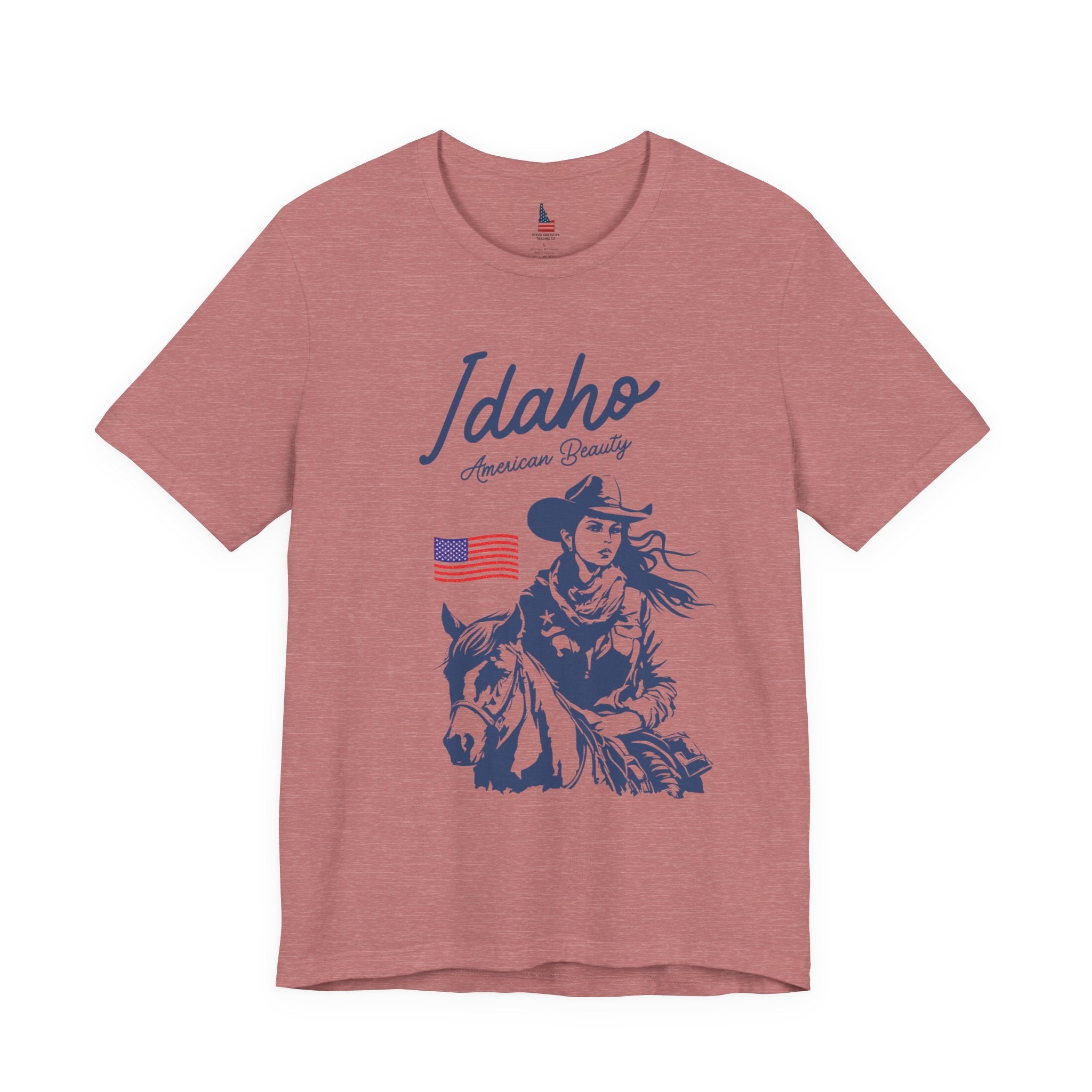 Idaho American Beauty Cowgirl Western T-Shirt