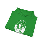 'Idaho American Patriot State of Mind' Hoodie with Sleeve Logo